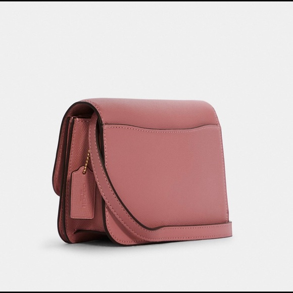 COACH Mini Brynn Crossbody bag in Crossgrain leather Pink - MSRP $298 - Picture 2 of 8